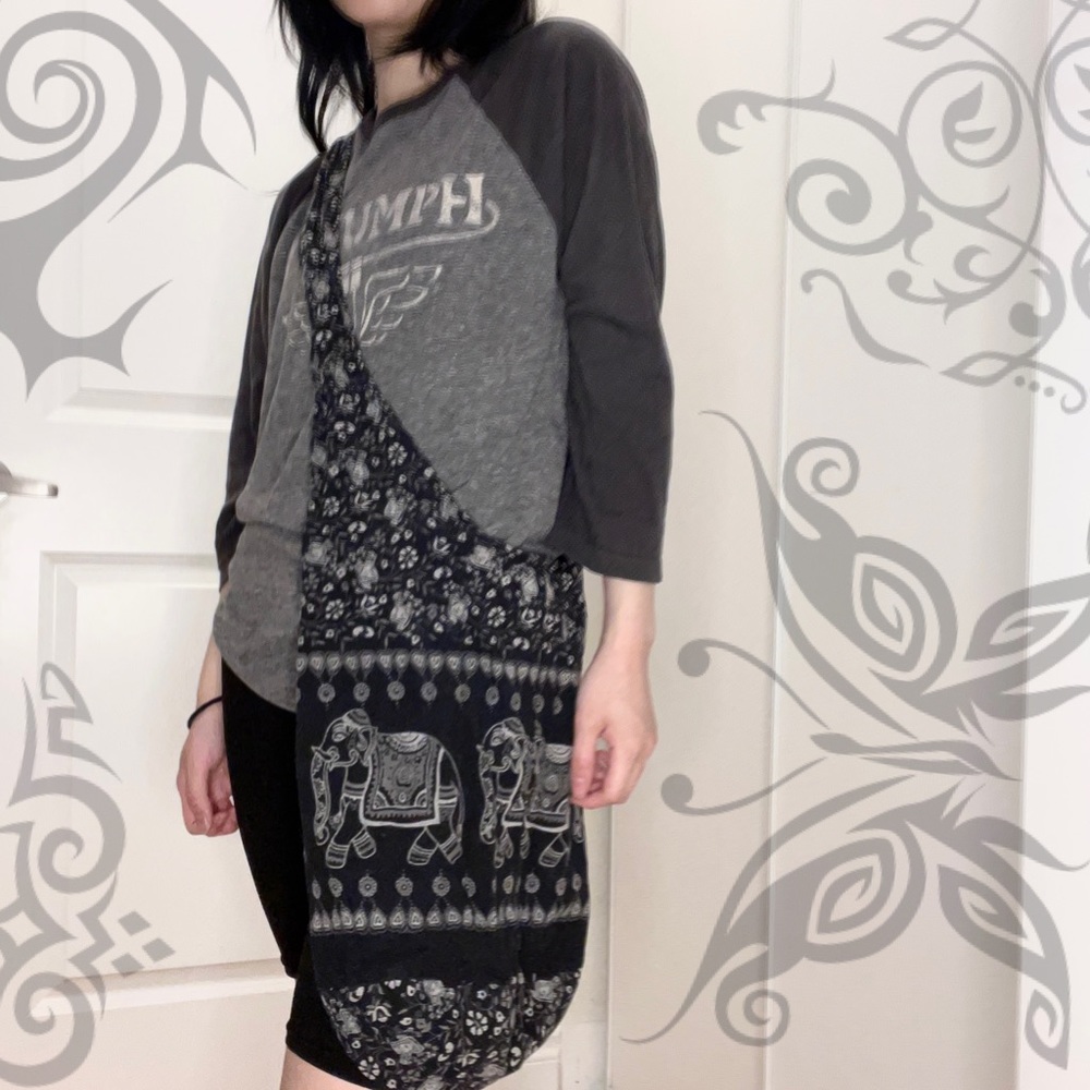 Boho Hobo Hippie Elephant Shoulder Bag